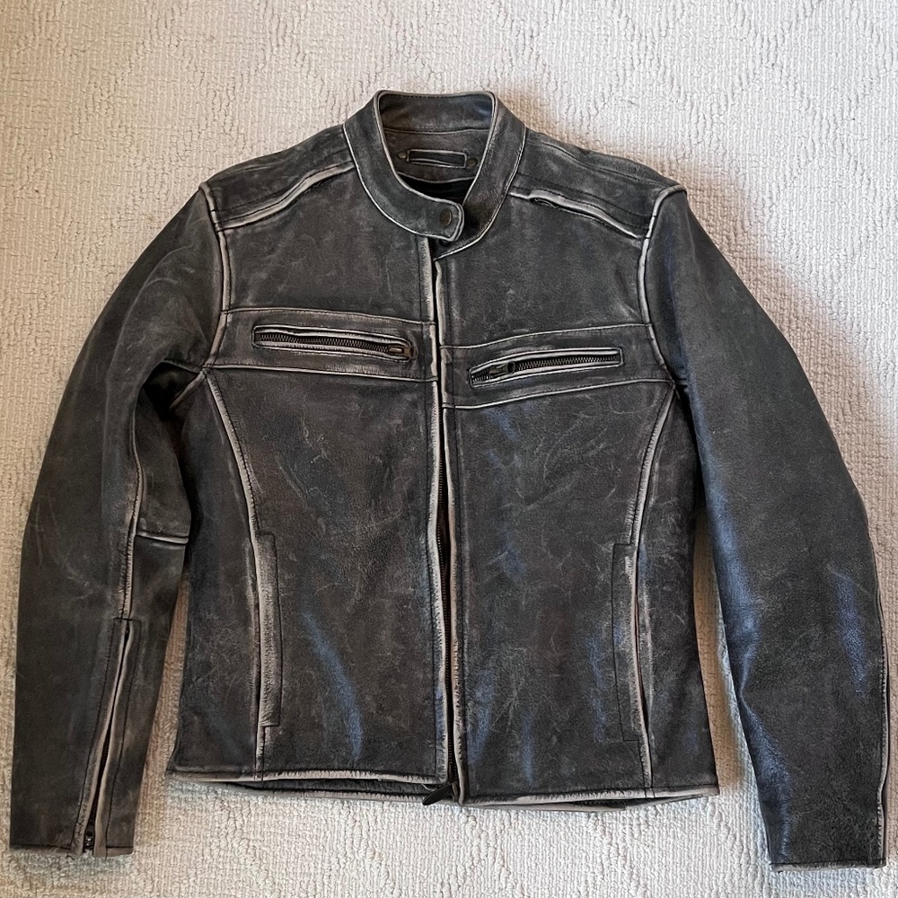 Women’s Leather Biker Jacket